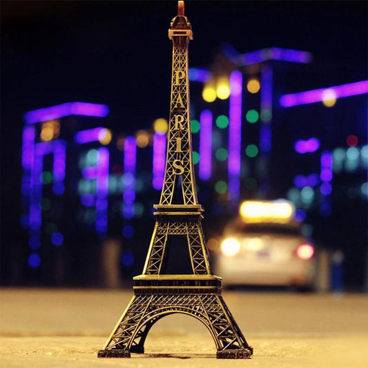 Mini Metallic Eiffel Tower - France Landmark Metal Model