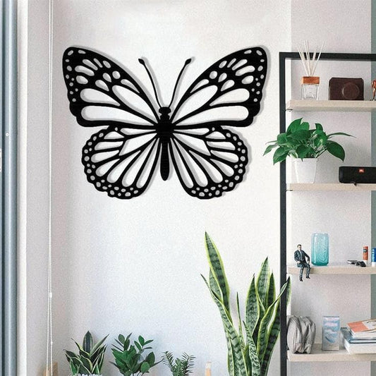 Butterfly Wall Art on Wood Panel