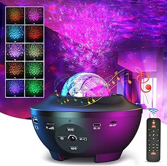 Galaxy Star Projector Lamp - LED Universe & Music Player