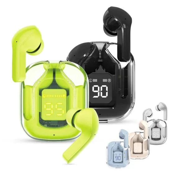 Air31 Earbuds with Crystal Transparent Body