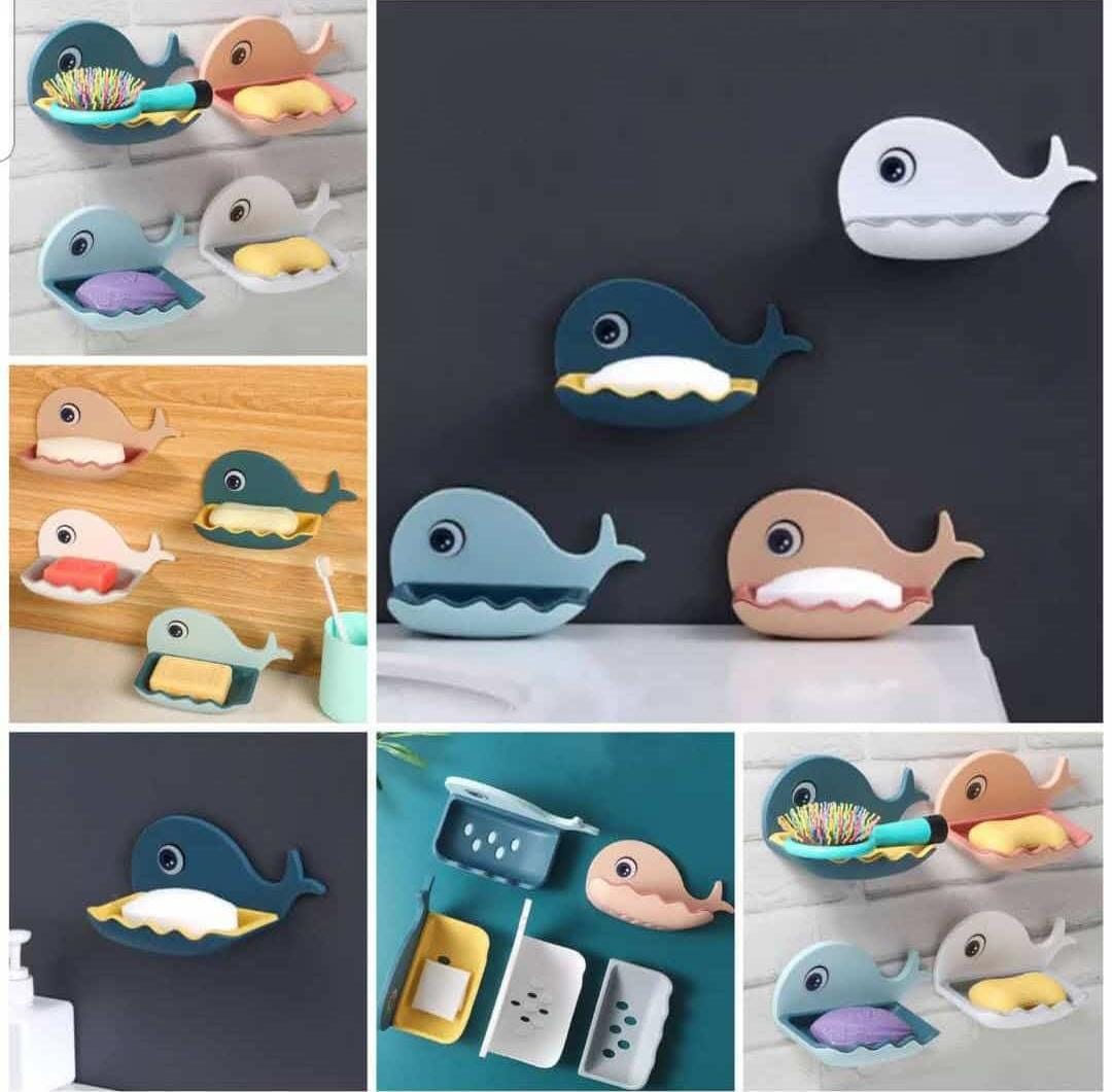 Fish Soap Stand - Double Layer Soap Dish Holder