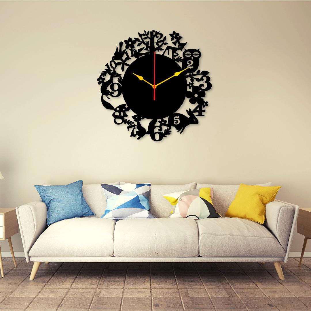 Jungle Dial 12x12 Wall Clock