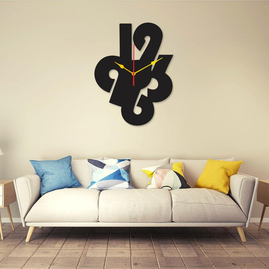 Digit Dial 12x12 Wall Clock