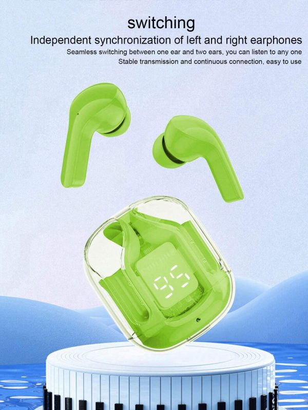 Air31 Earbuds with Crystal Transparent Body