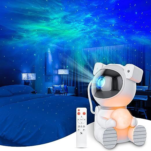 Astronaut Star Projector - Kids Night Light & Nebula Projector Light