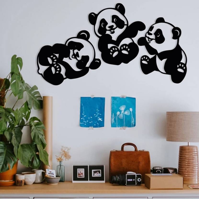 Cute Baby Panda Wall Art