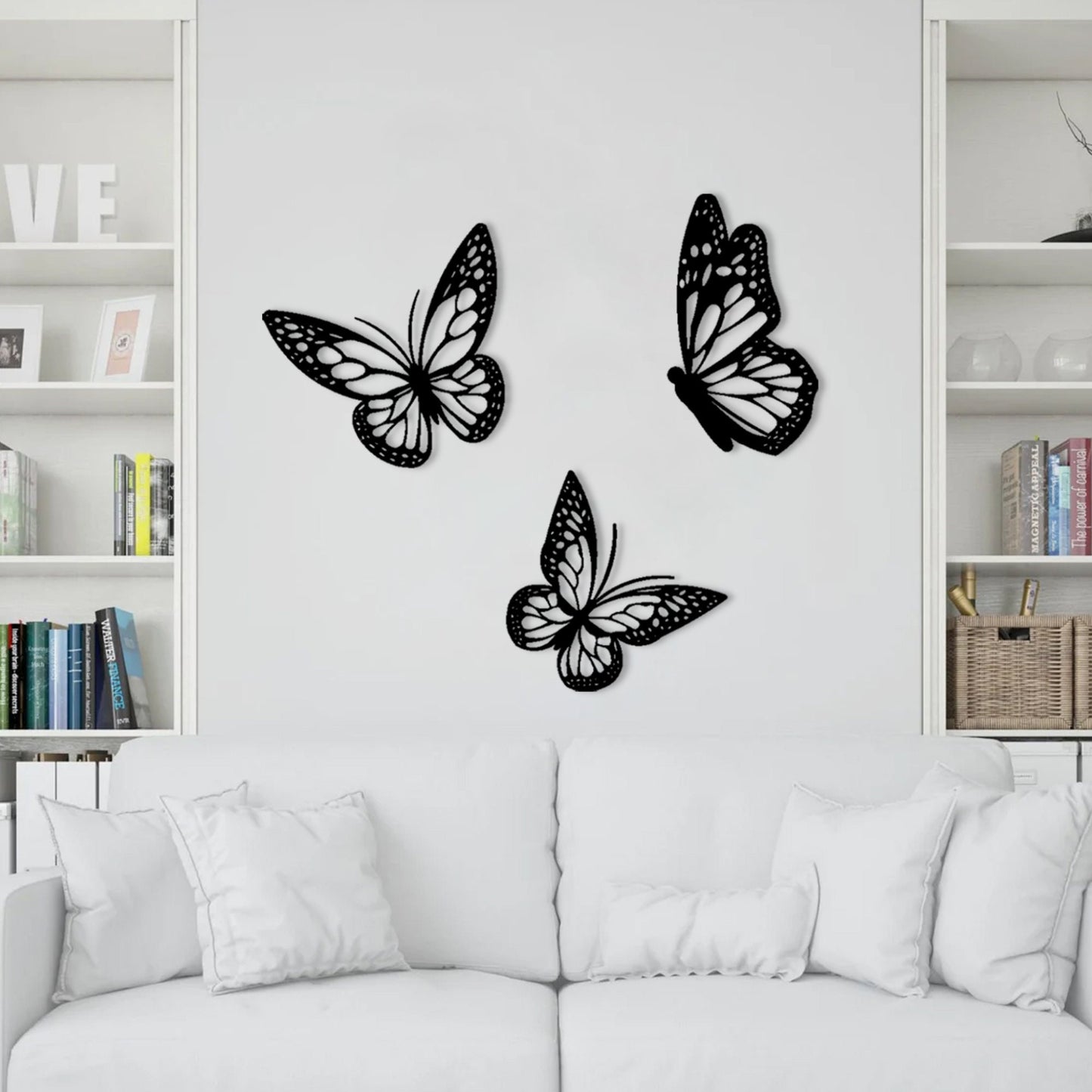 Butterfly Wooden Wall Art | 3Pcs